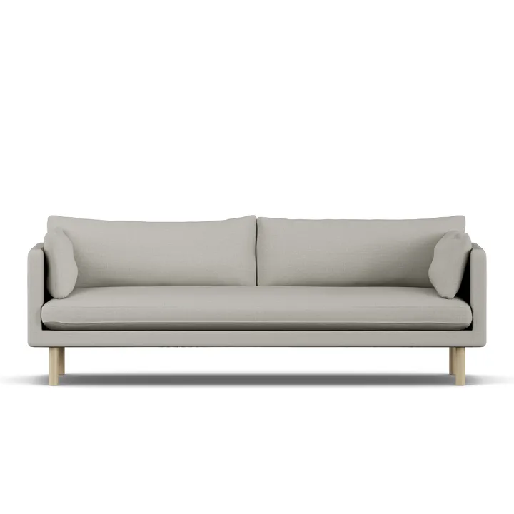 Linnevik sofa - Same Grey 6673-white-oiled oak, 4-seater - 1898