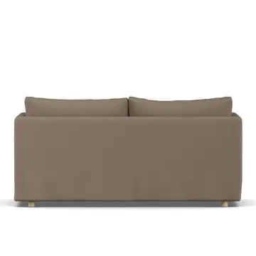 Linnevik sofa - Same Mole 6674-white-oiled oak, 2-seater, with skirt - 1898