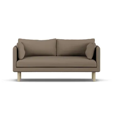 Linnevik sofa - Same Mole 6674-white-oiled oak, 2-seater, without skirt - 1898