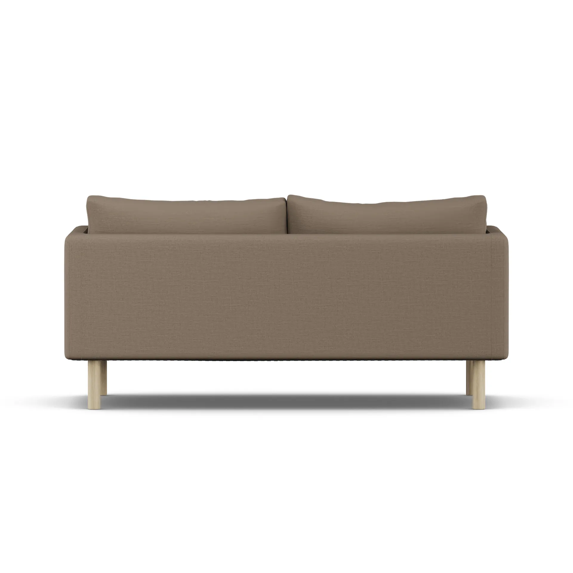 Linnevik sofa, Same Mole 6674-white-oiled oak, 2-seater, without skirt 1898