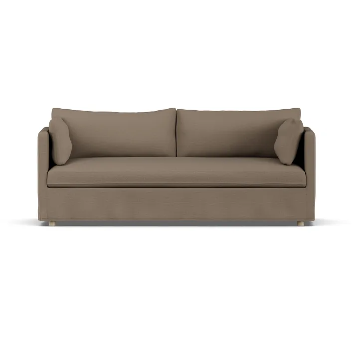 Linnevik sofa - Same Mole 6674-white-oiled oak, 3-seater, with skirt - 1898