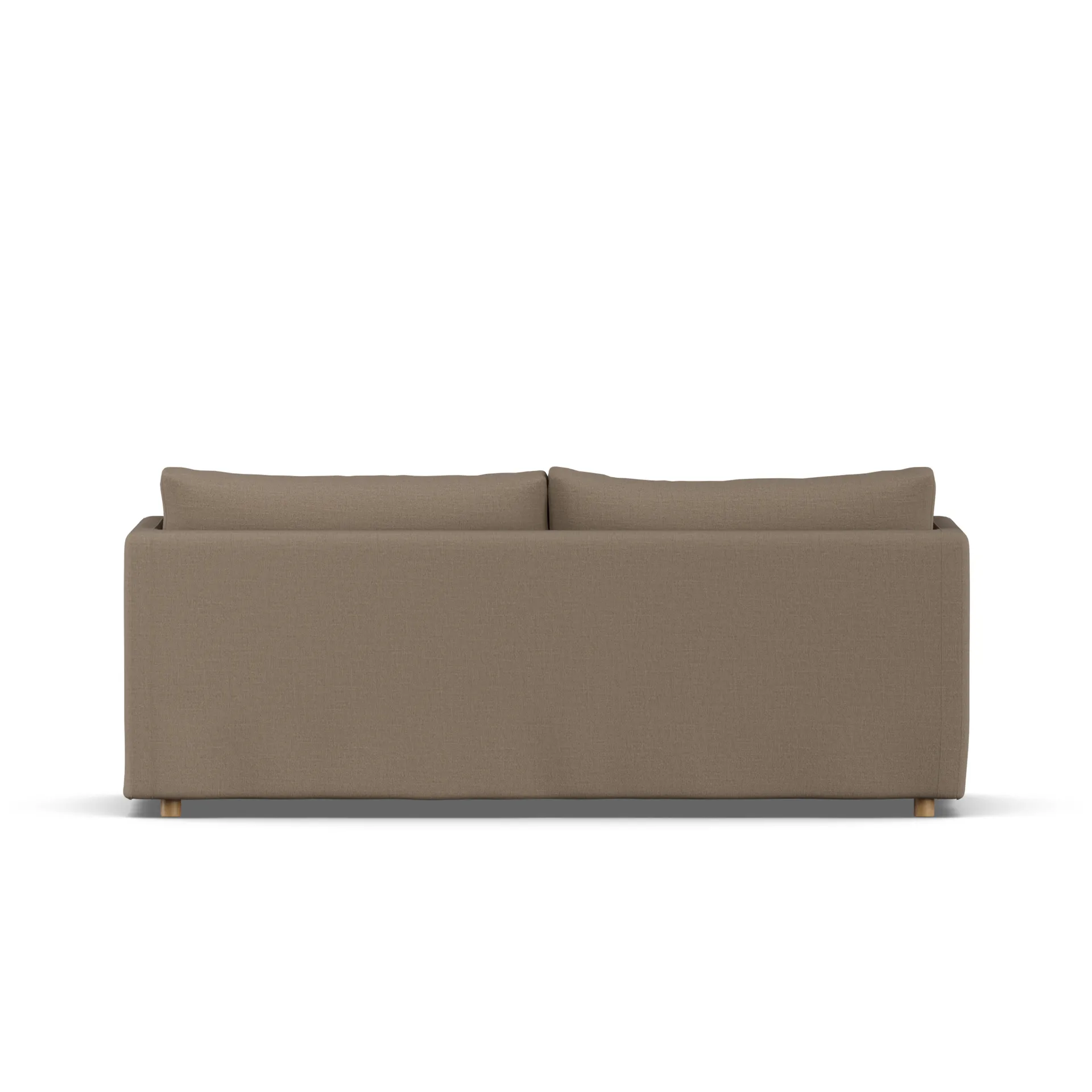 Linnevik sofa, Same Mole 6674-white-oiled oak, 3-seater, with skirt 1898