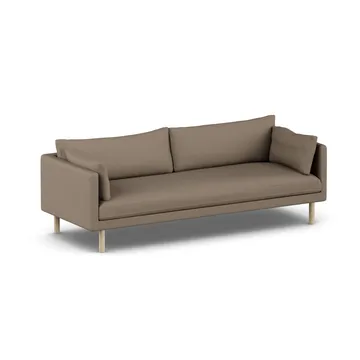 Linnevik sofa - Same Mole 6674-white-oiled oak, 4-seater, without skirt - 1898