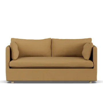 Linnevik sofa - Same Ochre 6676-white-oiled oak, 2-seater, with skirt - 1898