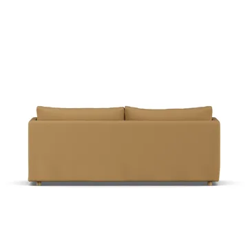 Linnevik sofa - Same Ochre 6676-white-oiled oak, 3-seater, with skirt - 1898
