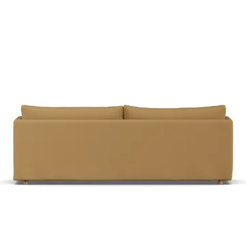 Linnevik sofa - Same Ochre 6676-white-oiled oak, 4-seater, with skirt - 1898