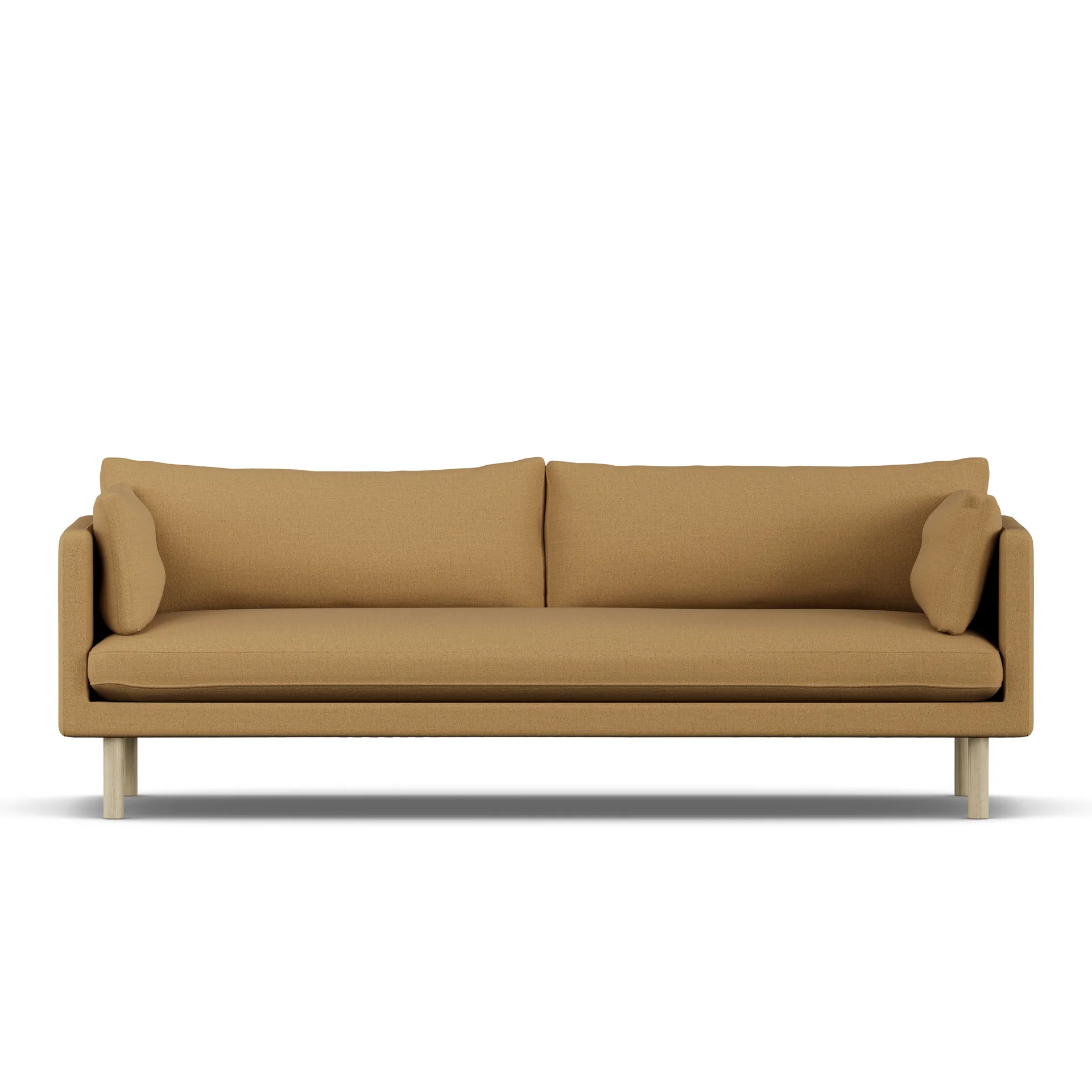 Linnevik sofa, Same Ochre 6676-white-oiled oak, 4-seater 1898