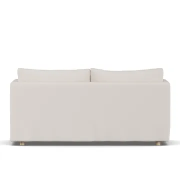 Linnevik sofa - Same Off White 6671-white-oiled oak, 2-seater, with skirt - 1898