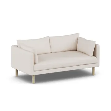 Linnevik sofa - Same Off White 6671-white-oiled oak, 2-seater, without skirt - 1898