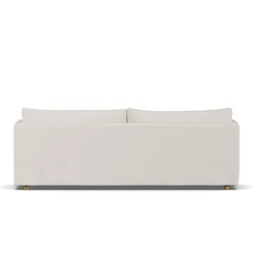 Linnevik sofa - Same Off White 6671-white-oiled oak, 4-seater, with skirt - 1898