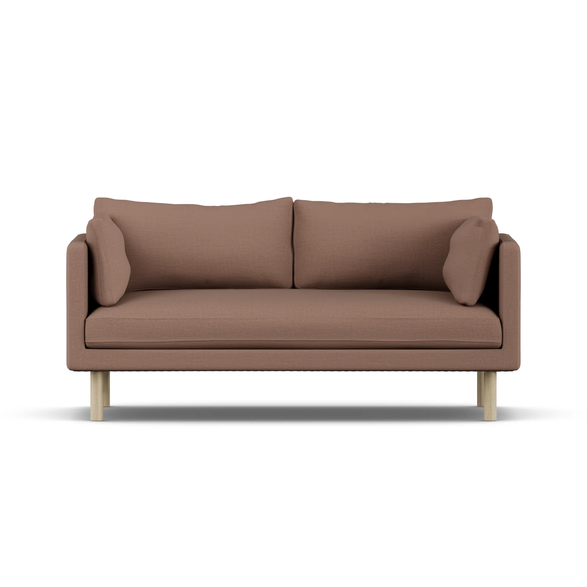 Linnevik sofa, Same Rust 6675-white-oiled oak, 2-seater, without skirt 1898