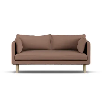 Linnevik sofa - Same Rust 6675-white-oiled oak, 2-seater, without skirt - 1898