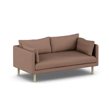 Linnevik sofa - Same Rust 6675-white-oiled oak, 2-seater, without skirt - 1898