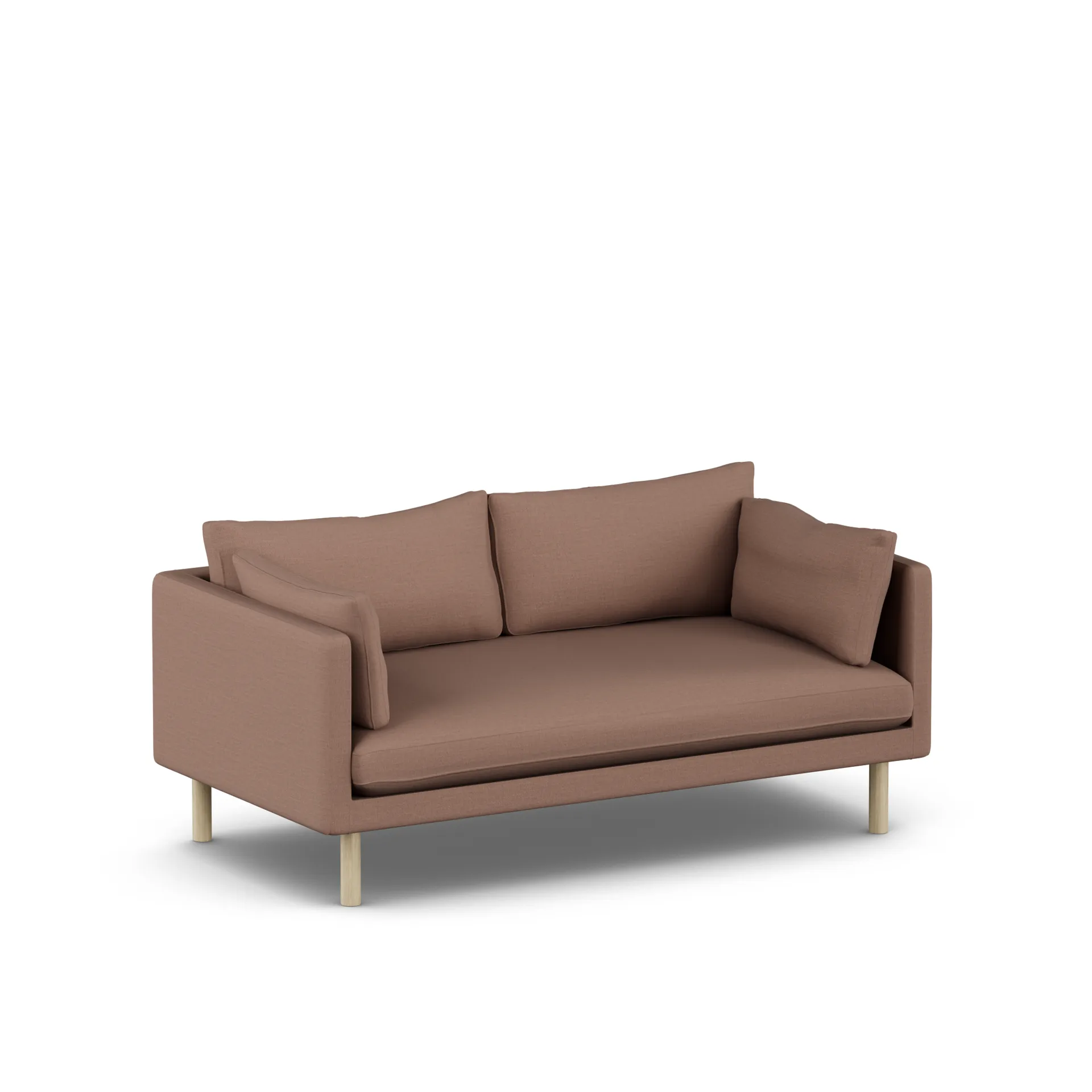 Linnevik sofa, Same Rust 6675-white-oiled oak, 2-seater 1898
