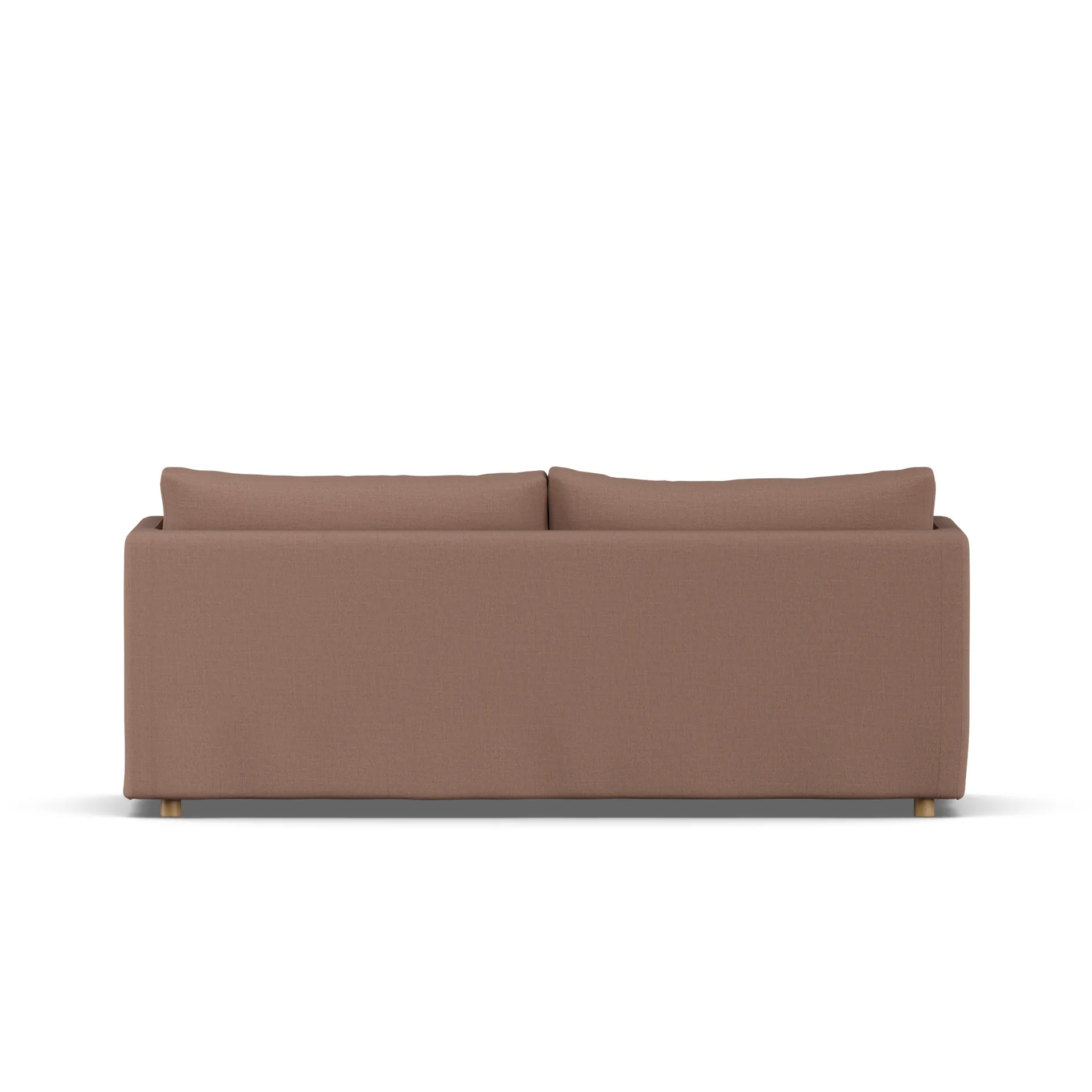 Linnevik sofa, Same Rust 6675-white-oiled oak, 3-seater, with skirt 1898