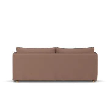 Linnevik sofa - Same Rust 6675-white-oiled oak, 3-seater, with skirt - 1898