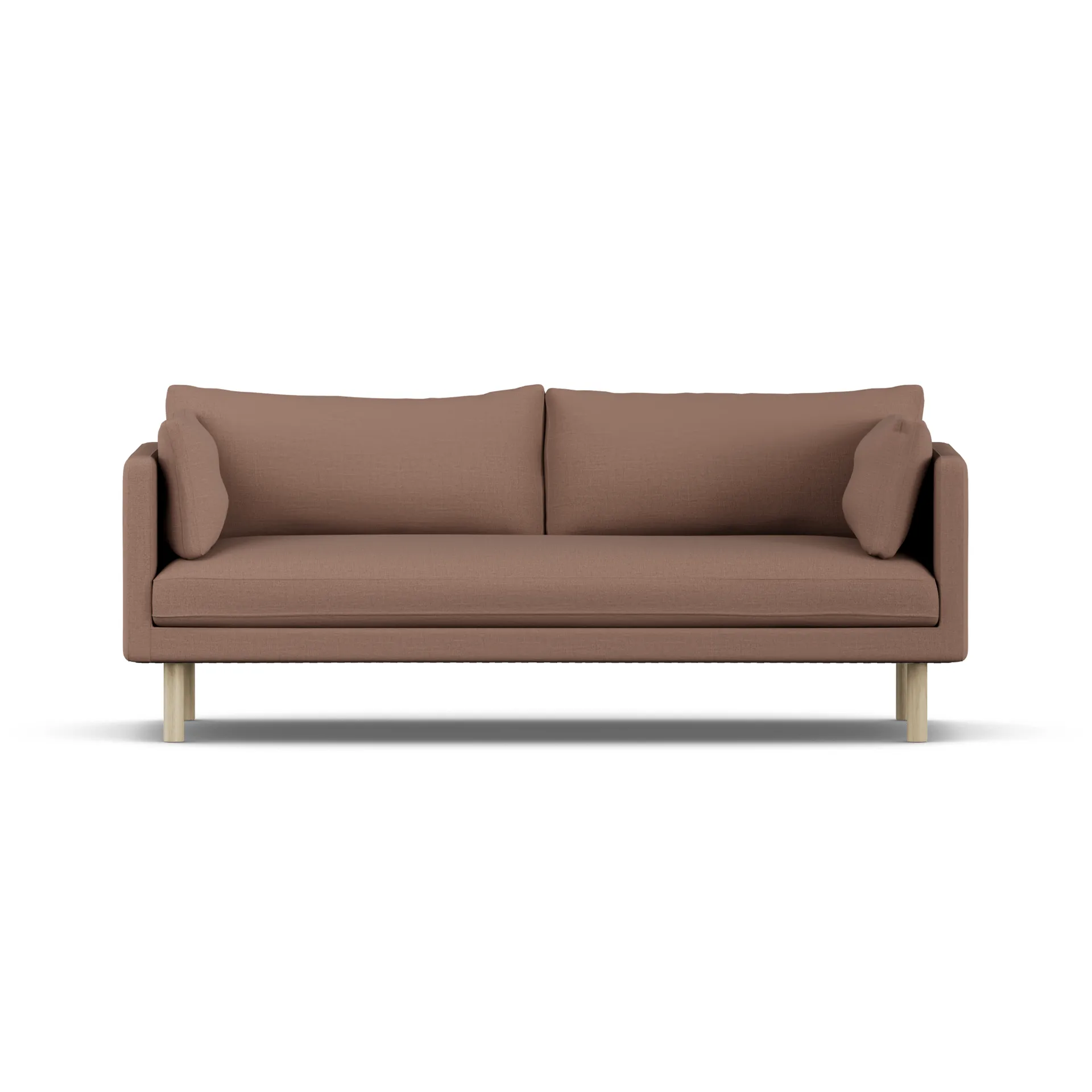 Linnevik sofa, Same Rust 6675-white-oiled oak, 3-seater, without skirt 1898