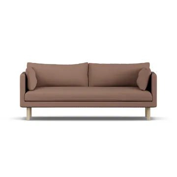 Linnevik sofa - Same Rust 6675-white-oiled oak, 3-seater, without skirt - 1898