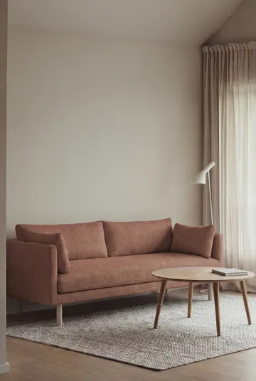 Linnevik sofa - Same Rust 6675-white-oiled oak, 3-seater, without skirt - 1898