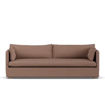 Linnevik sofa - Same Rust 6675-white-oiled oak, 4-seater, with skirt - 1898