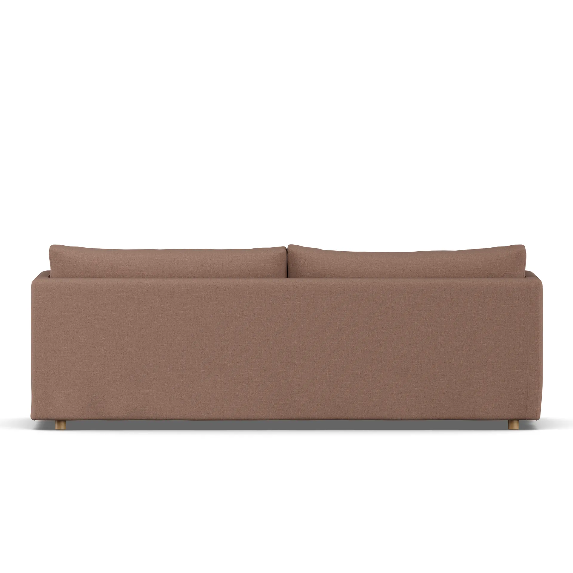 Linnevik sofa, Same Rust 6675-white-oiled oak, 4-seater, with skirt 1898