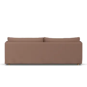 Linnevik sofa - Same Rust 6675-white-oiled oak, 4-seater, with skirt - 1898