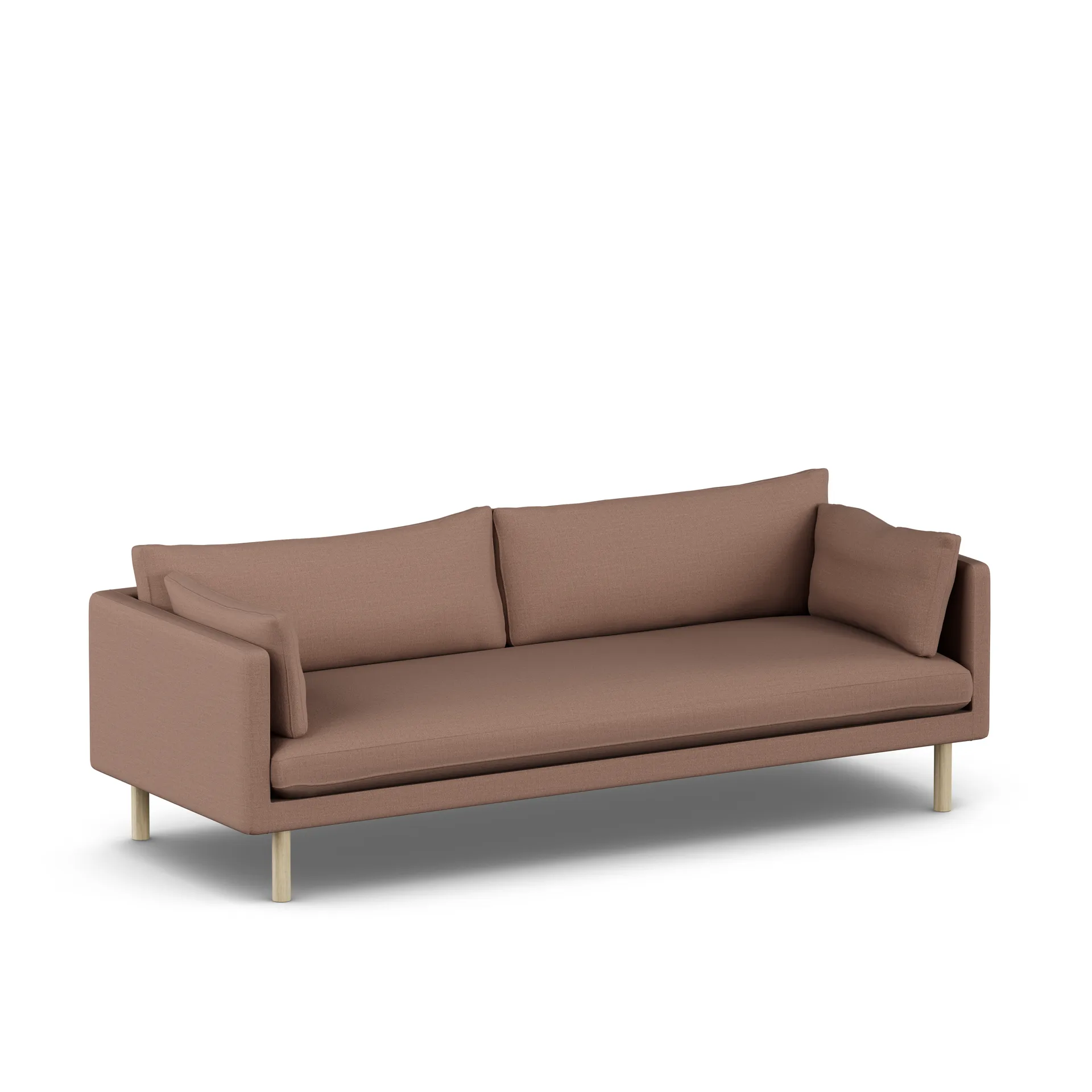 Linnevik sofa, Same Rust 6675-white-oiled oak, 4-seater 1898