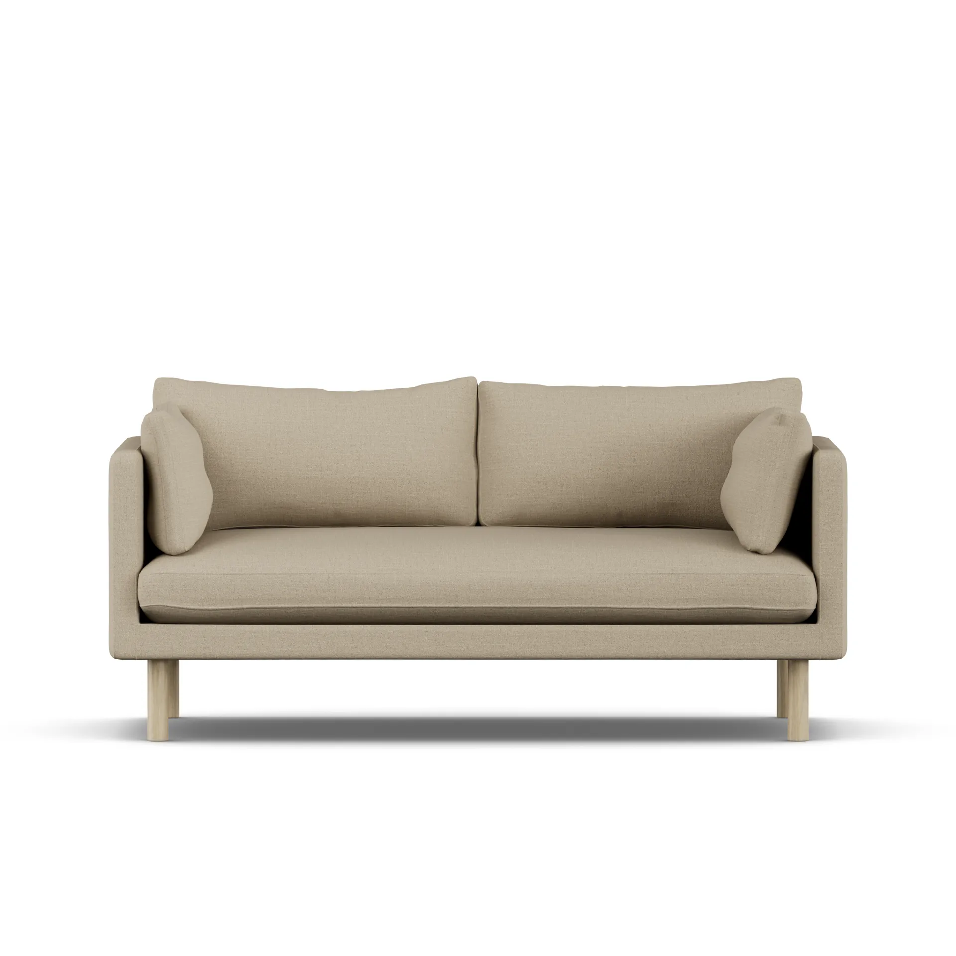 Linnevik sofa, Same Sand 6672-white-oiled oak, 2-seater 1898