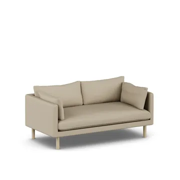 Linnevik sofa - Same Sand 6672-white-oiled oak, 2-seater - 1898