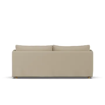 Linnevik sofa - Same Sand 6672-white-oiled oak, 3-seater, with skirt - 1898