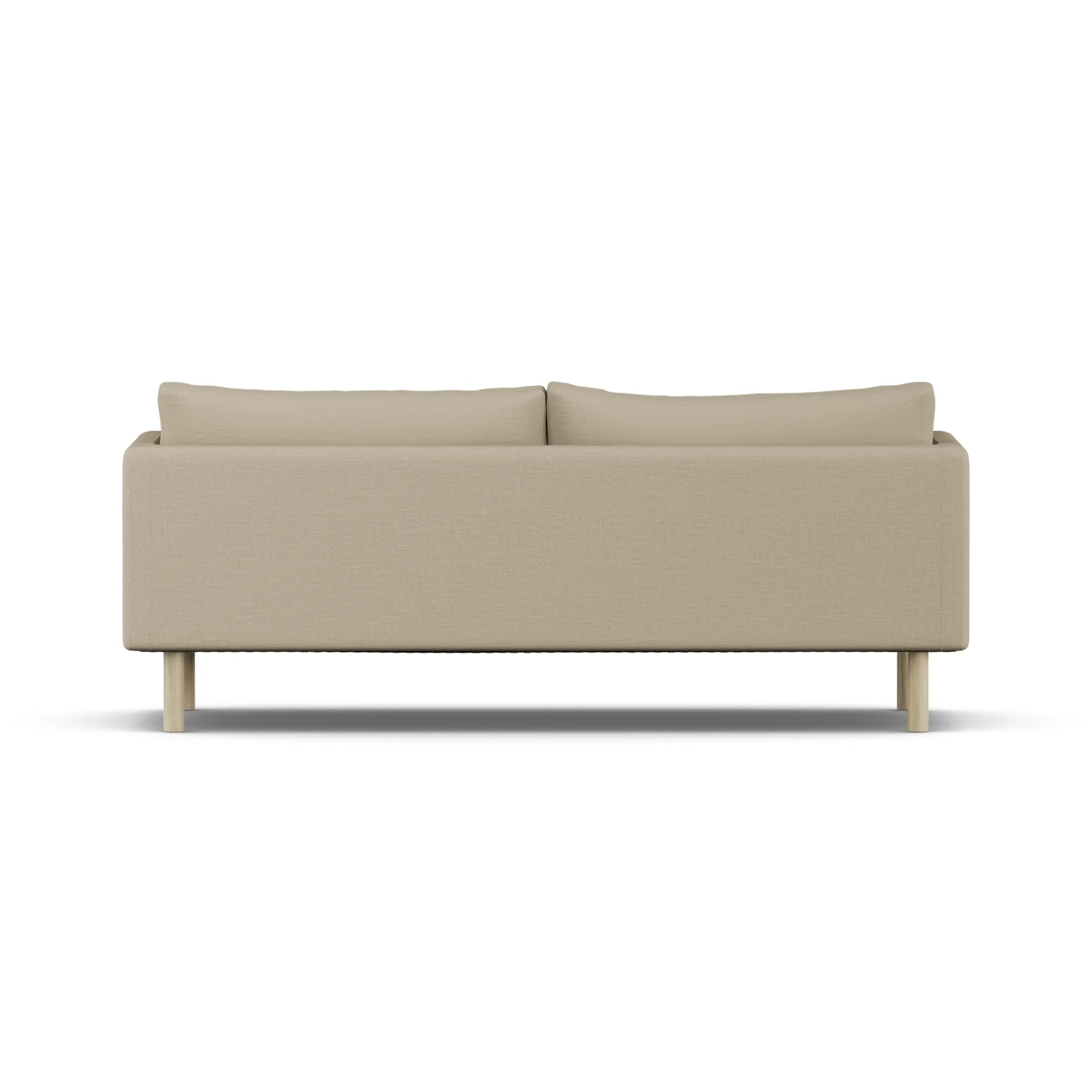 Linnevik sofa, Same Sand 6672-white-oiled oak, 3-seater, without skirt 1898