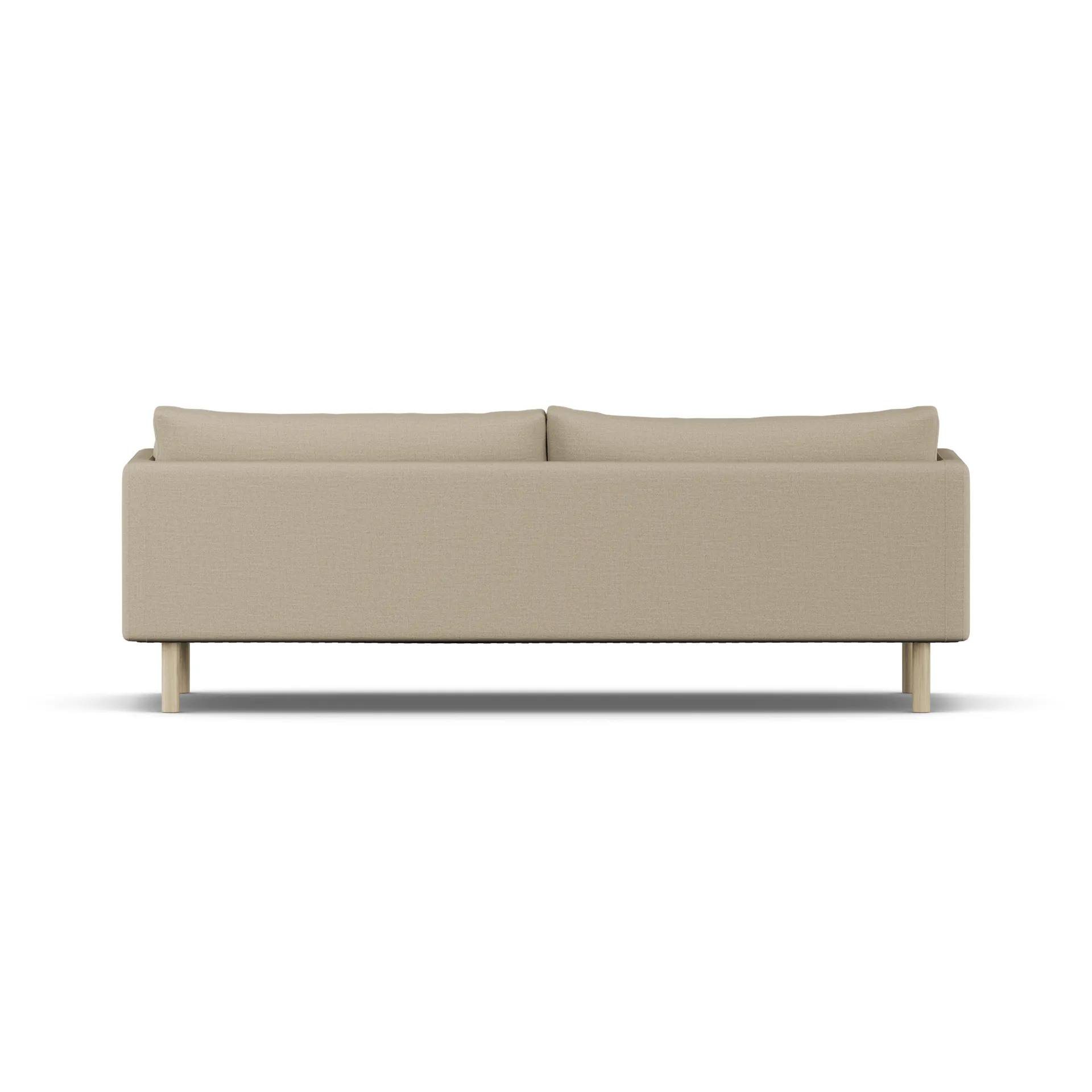 Linnevik sofa, Same Sand 6672-white-oiled oak, 4-seater, without skirt 1898