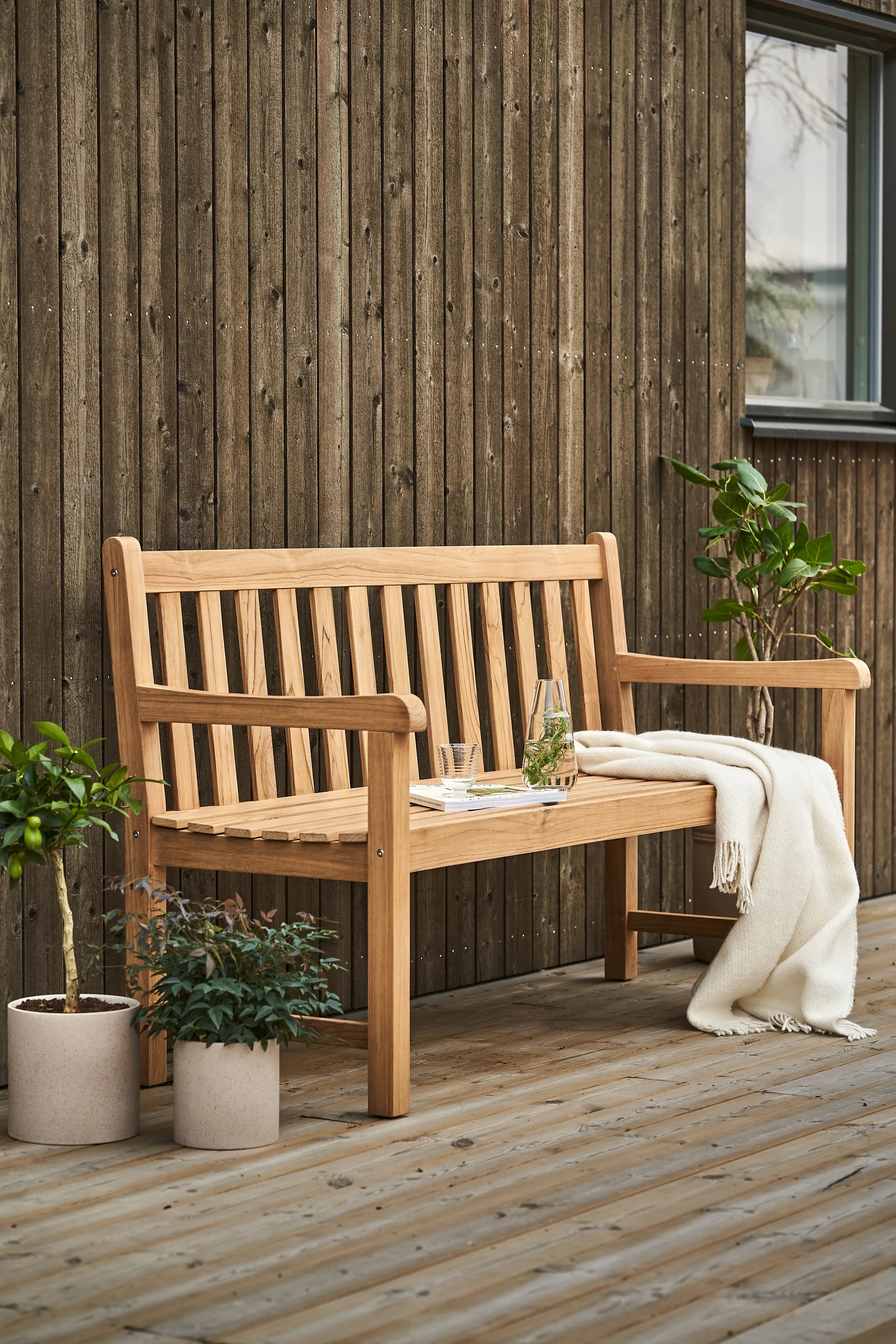 Lövhult garden sofa, Teak 1898
