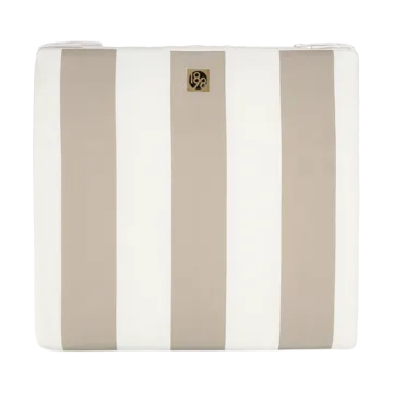 Lunda seat pad 42x45 cm - Taupe striped - 1898