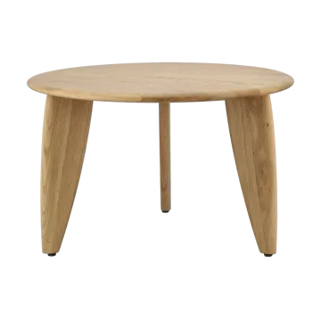 Lyckeby coffee table Ø60x37.5 cm - Natural lacquered oak - 1898