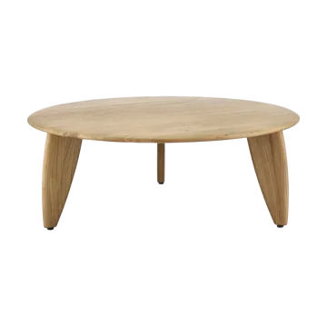 Lyckeby coffee table Ø80x29 cm - Natural lacquered oak - 1898