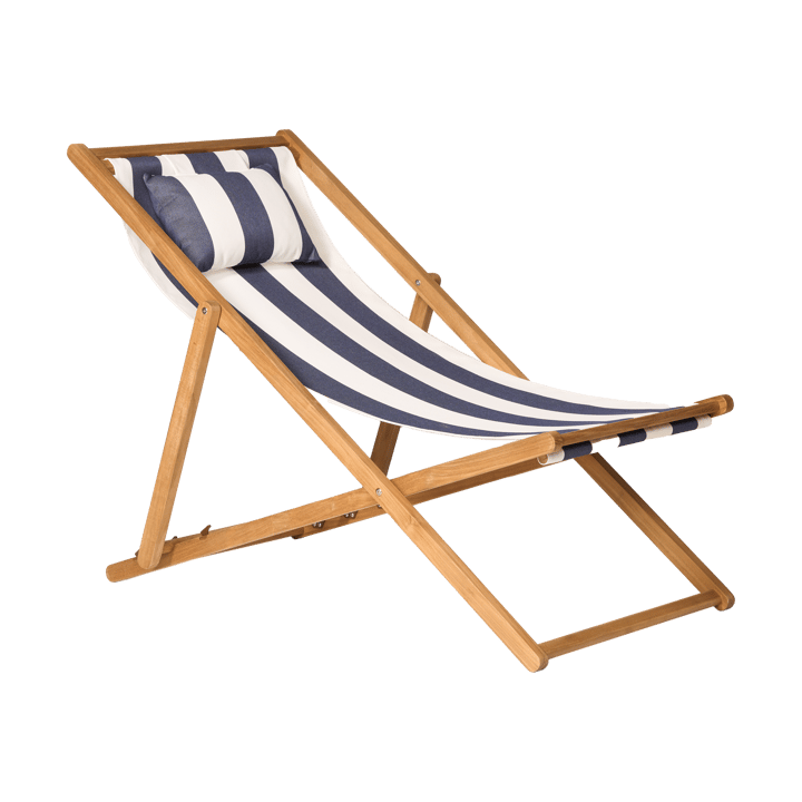 Lyckesand sun chair - Teak-blue - 1898
