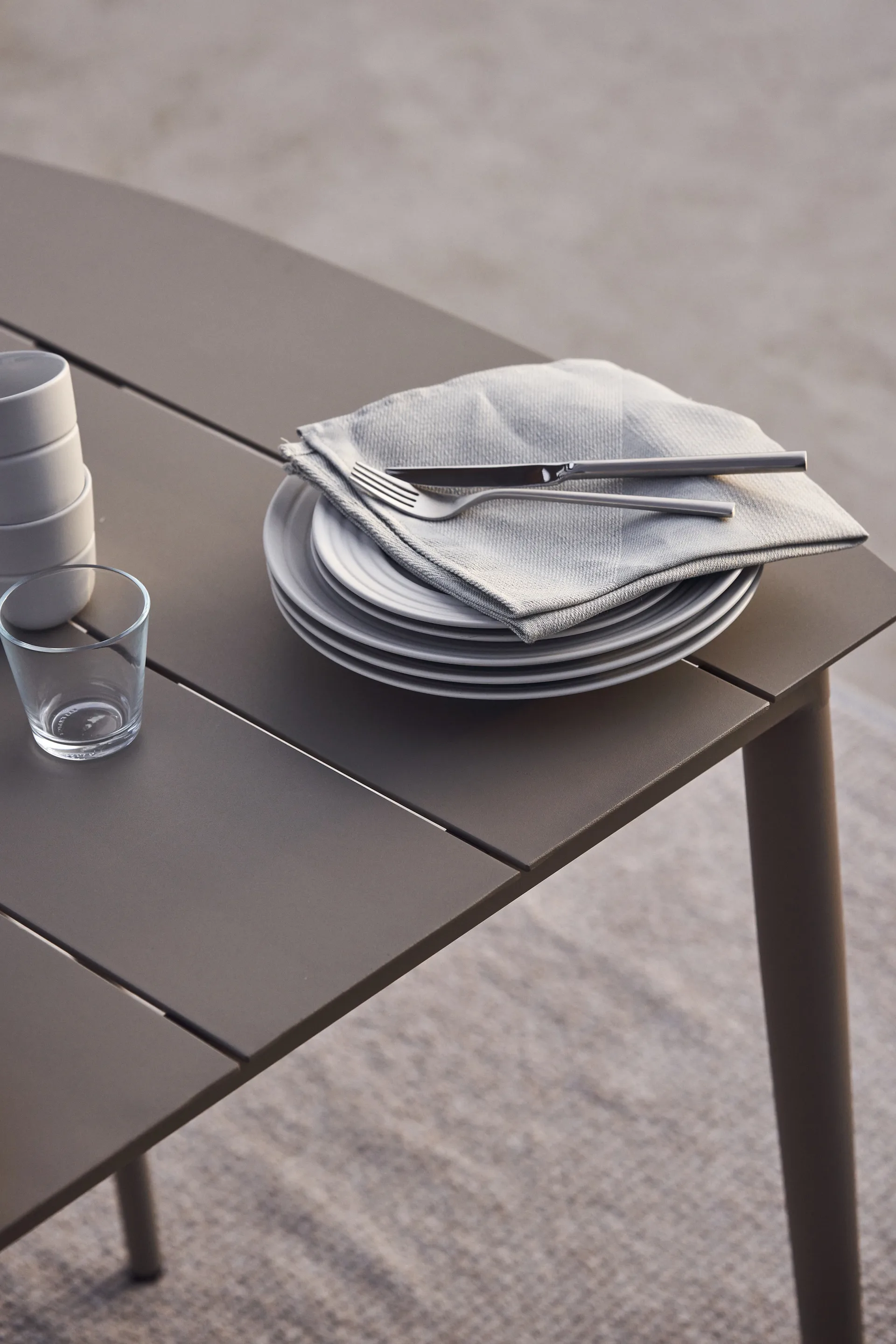 Marsala dining table, Taupe 152x90 cm 1898