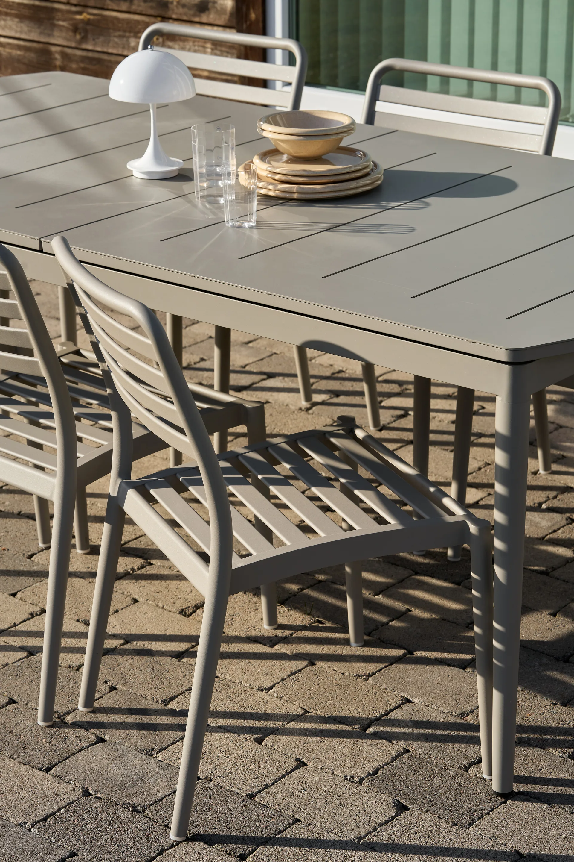 Marsala extendable dining table, Taupe, 208–288 cm 1898