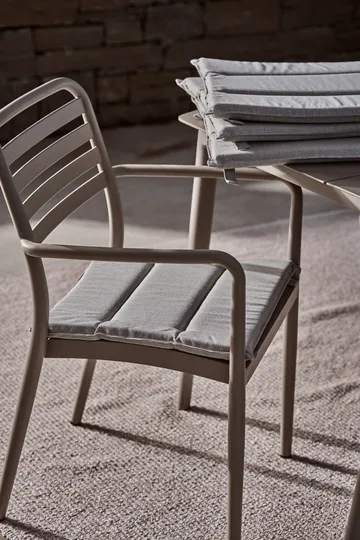 Marsala extendable table 208–288 cm + 4 Messina chairs, Taupe - 1898