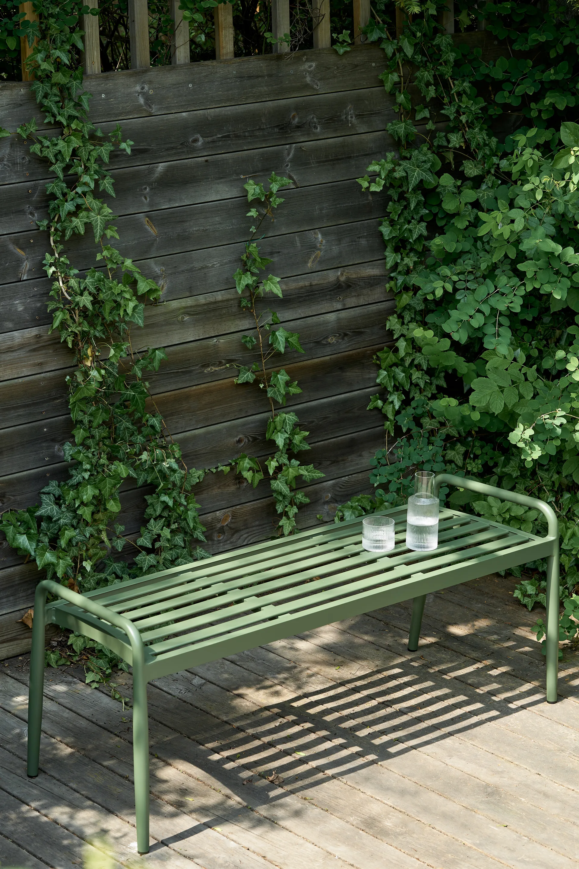 Messina bench 51x124 cm, Moss green 1898