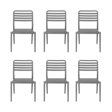 Messina chair, Taupe, 6-pack - 1898
