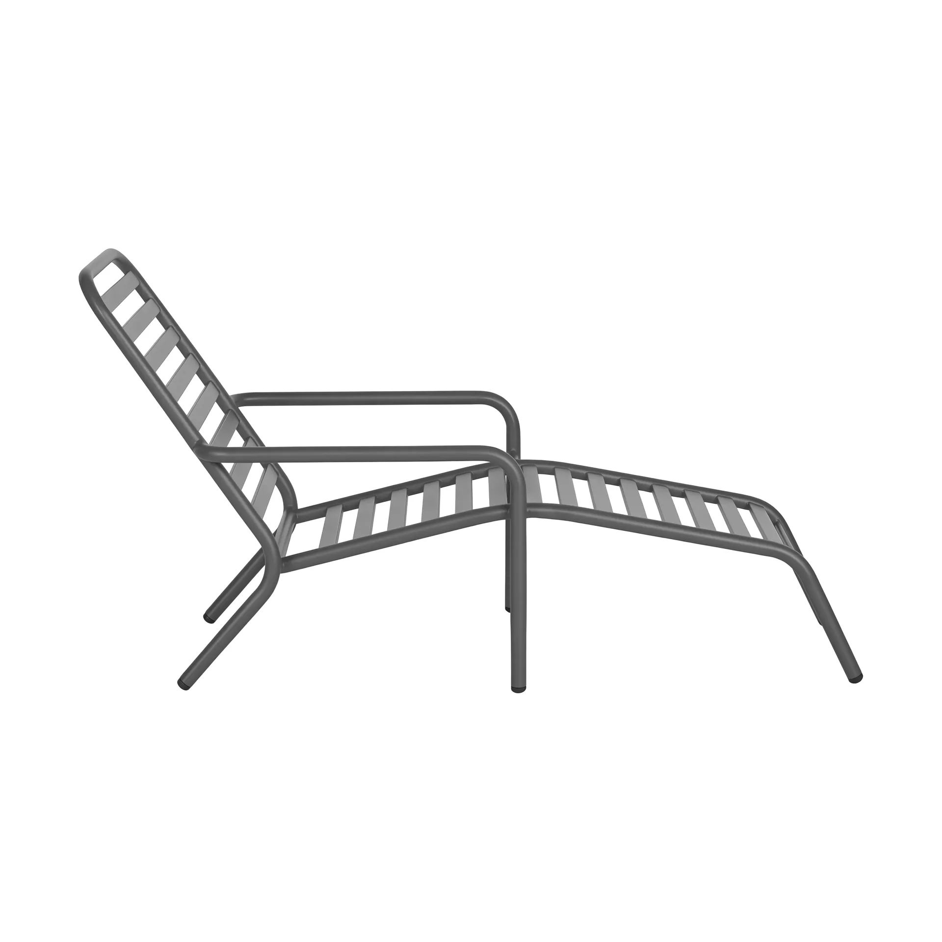 Messina sun lounger, Anthracite 1898