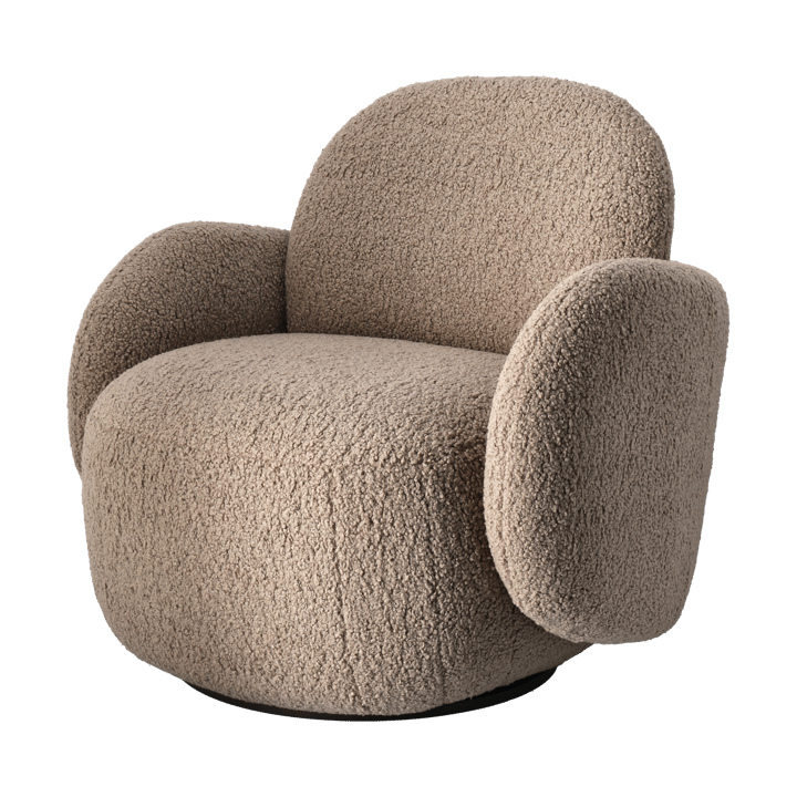 Mo armchair with swivel function - Glore brown - 1898