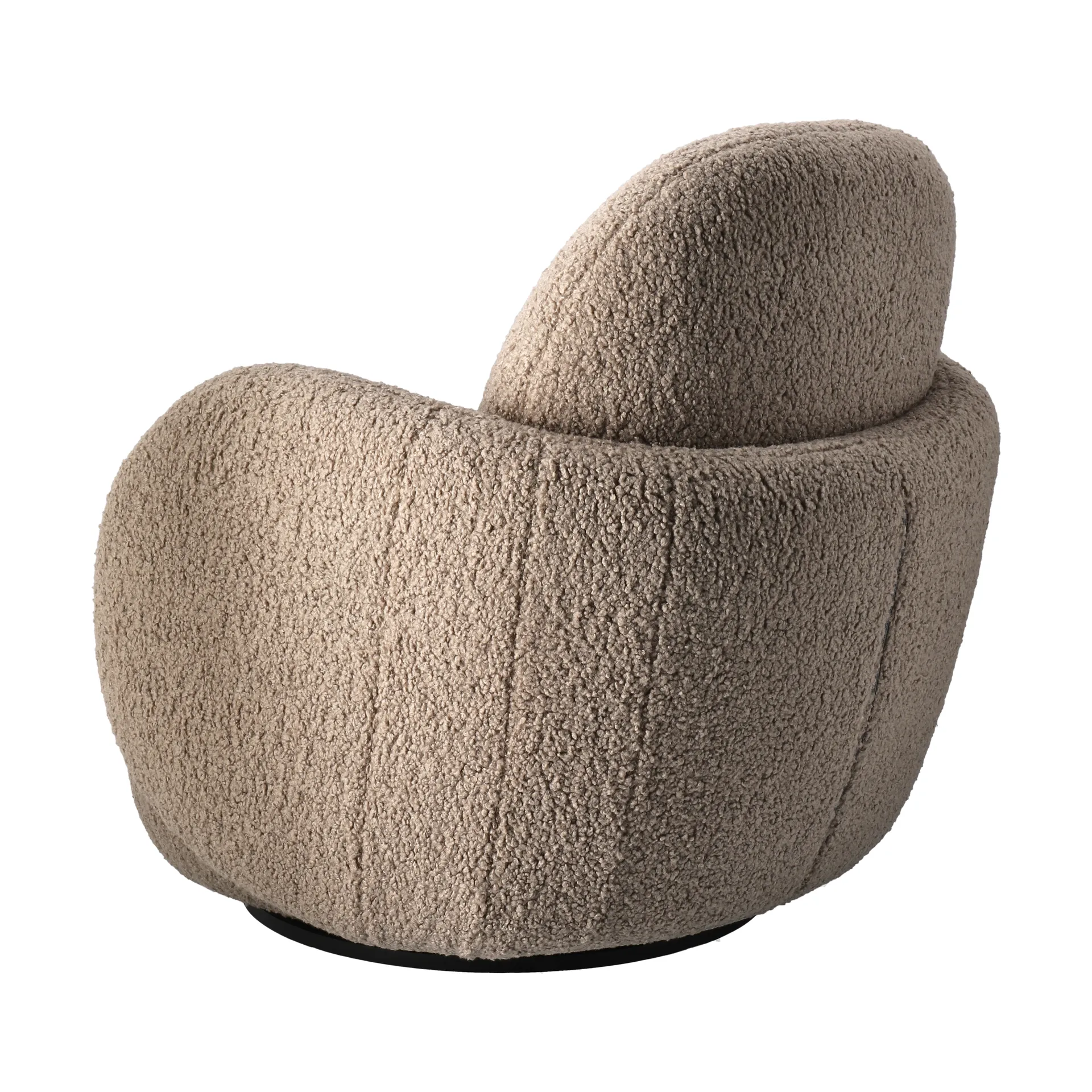 Mo armchair with swivel function, Glore brown 1898