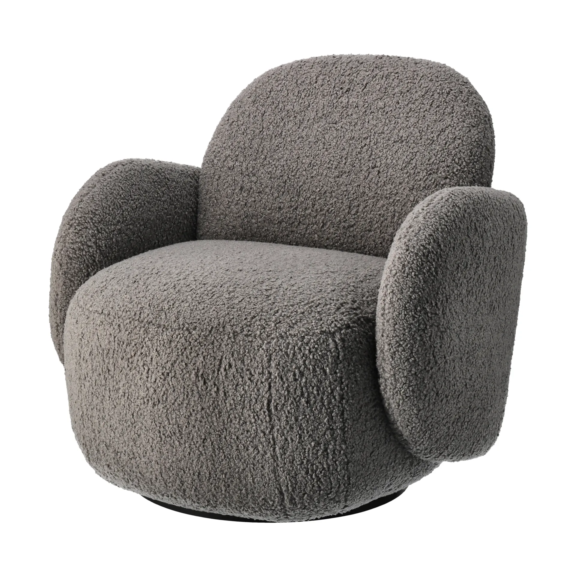 Mo armchair with swivel function, Glore grey 1898