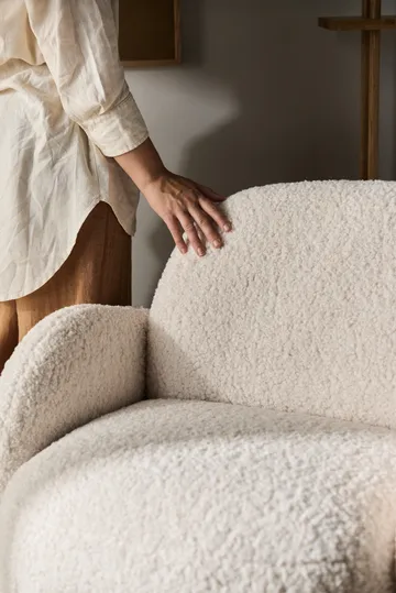 Mo armchair with swivel function - Glore White 1243 - 1898