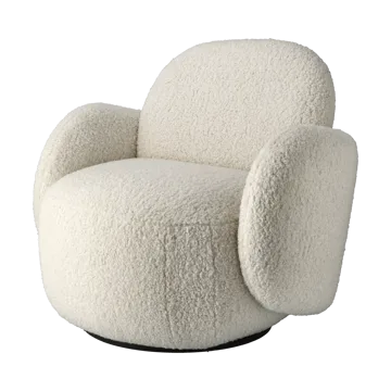 Mo armchair with swivel function - Glore white - 1898