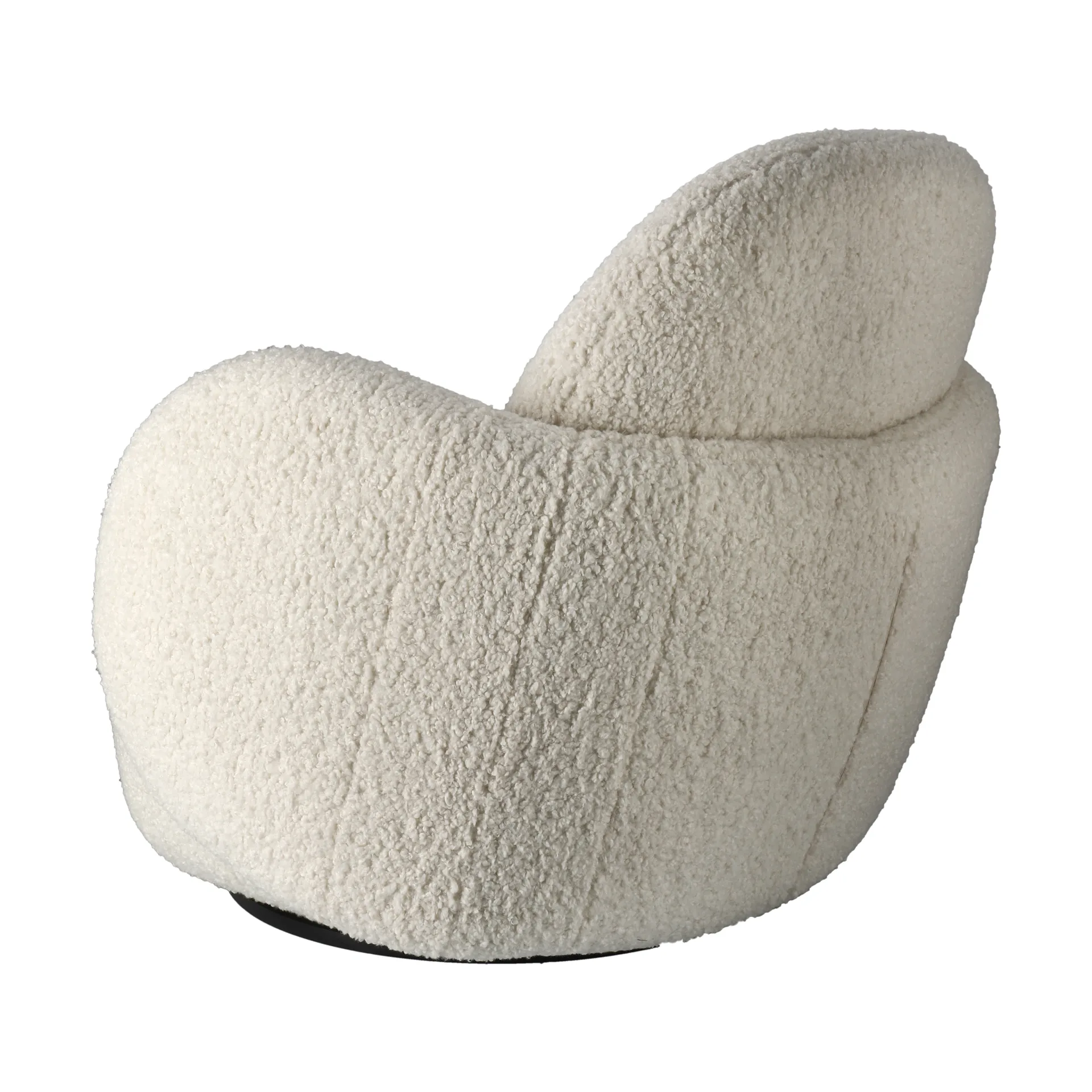 Mo armchair with swivel function, Glore white 1898