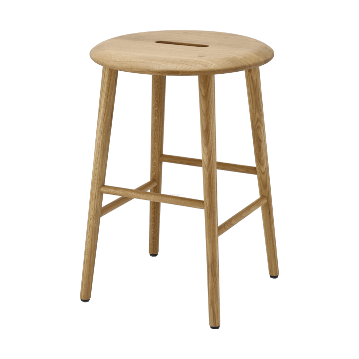 Norrabo stool 45 cm - Natural lacquered oak - 1898
